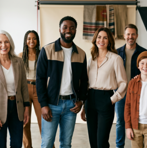 Casting modèle homme femme et enfant entre 2 et 77 ans pour couverture magazine de mode